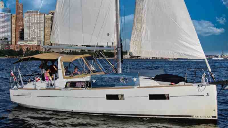 Sailboat in Manhattan