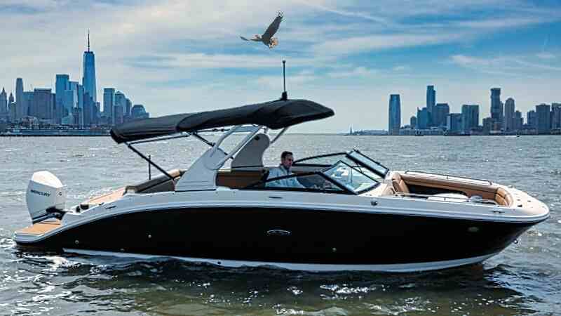 speedboat in NYC