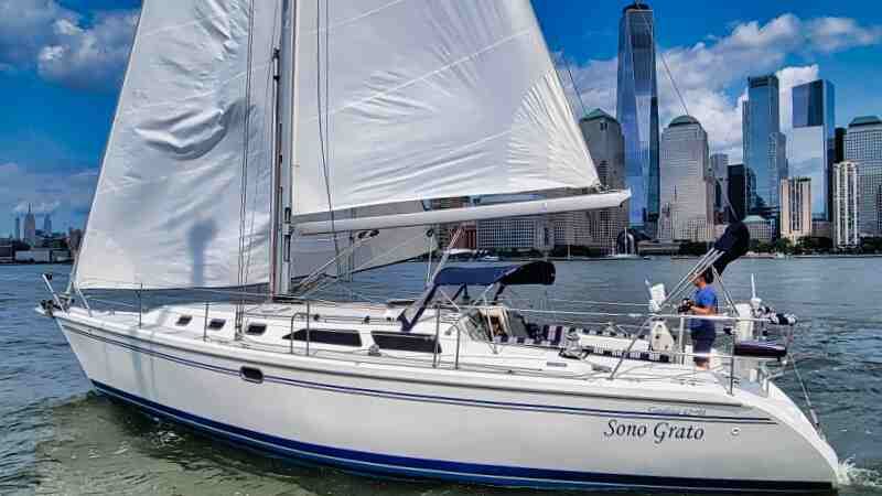 Sailboat in Manhattan